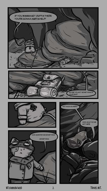 'Travel Not' Comic Excerpt - Into Harrow Wood